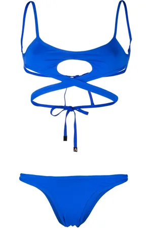 The Attico Cut-out wraparound bikini