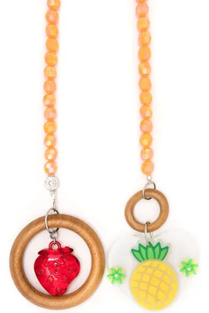 AMIR SLAMA Fruit-motif beaded necklace