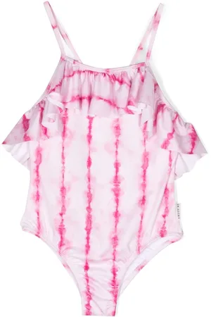 Le pandorine Tie-dye print stretch swimsuit