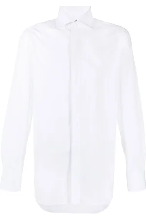 Finamore Long-sleeve poplin shirt