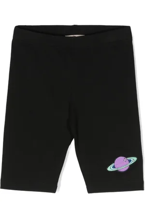 Le pandorine Patch-detail stretch shorts