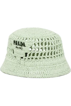 Prada Logo-embroidered bucket hat