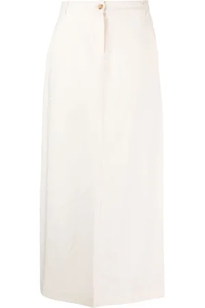 Woolrich X Daniëlle Cathari decorative-stitching straight skirt