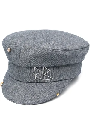 Ruslan Baginskiy Embroidered-logo paperboy cap