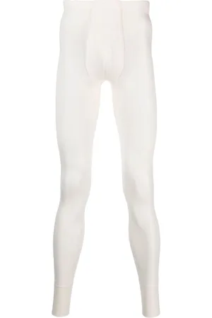 Hanro Mid-rise wool-blend leggings