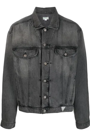 Guess Logo-patch denim jacket