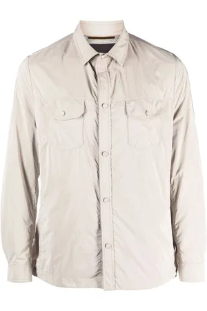 MOORER Press-stud fastening jacket