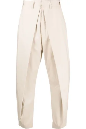 MARCELO BURLON Layered tapered trousers