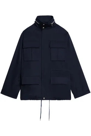Ami Zip-up pocket-detail coat