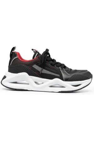 EA7 Mesh-panelled low-top sneakers