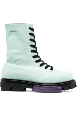 OAMC Logo-print lace-up fastening boots