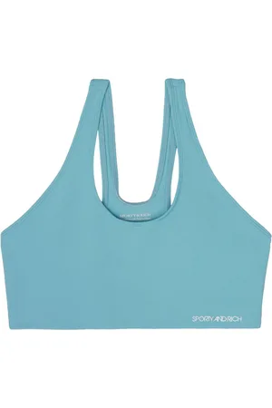 Sporty & Rich Seamless logo-print sports bra