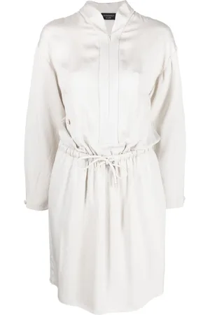 Emporio Armani Draped shirt dress