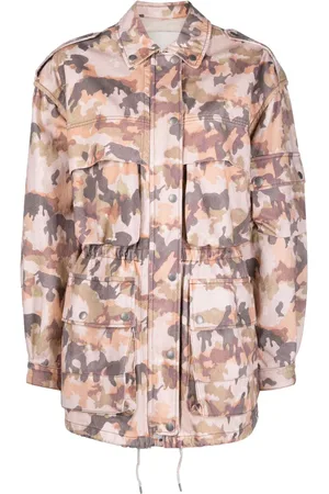 Isabel Marant Elize camouflage-print cotton jacket