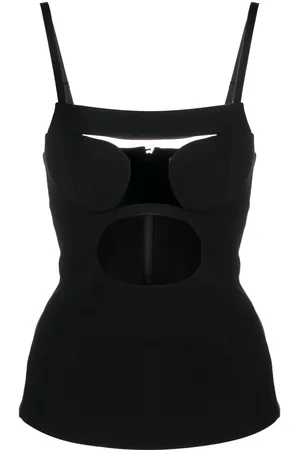 Nensi Dojaka Cut-out detail stretch top