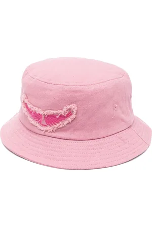 Zadig & Voltaire Wings logo-patch bucket hat