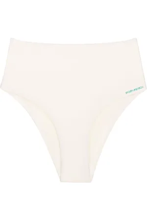Sporty & Rich Jane logo-print bikini bottoms