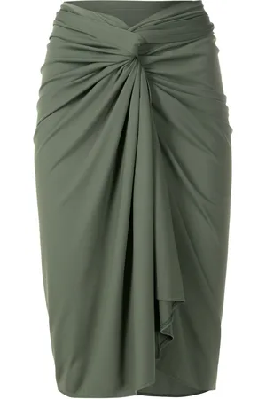 Lygia & Nanny Pareo Orixa wraparound midi skirt