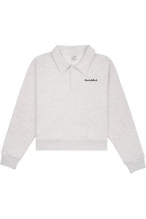 Sporty & Rich Logo-embroidered polo top