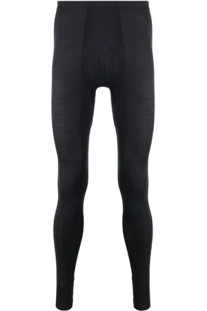 Hanro Merino-blend panelled leggings