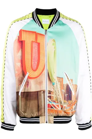 BLUE SKY INN Graphic-print bomber jacket