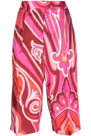 Etro All-over graphic-print shorts