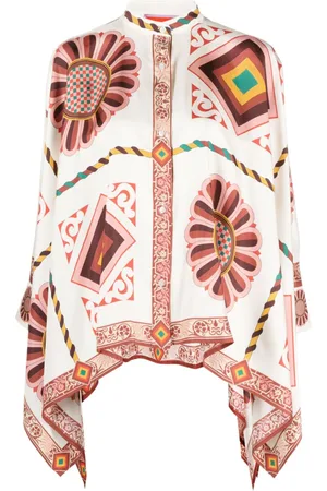 La DoubleJ Printed asymmetric shirt