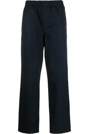 Aspesi Elasticated-waistband straight-leg trousers