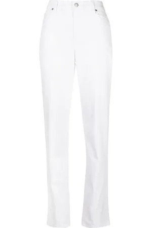 Eileen Fisher High-waisted slim-cut jeans