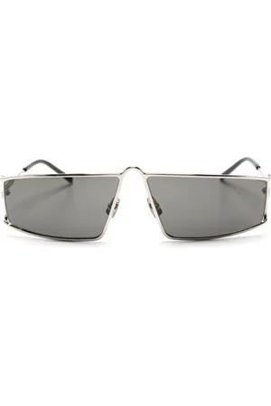 Saint Laurent Metallic square-framed sunglasses
