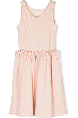 Chloé Knot-detail sleeveless dress