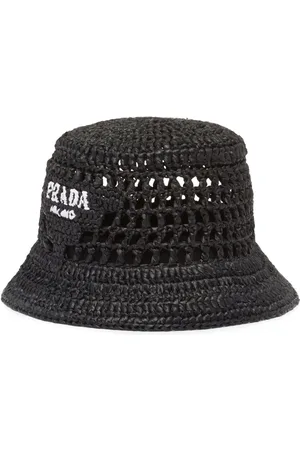 Prada Raffia bucket hat