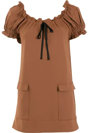 Gloria Coelho Short-sleeve ruffled blouse