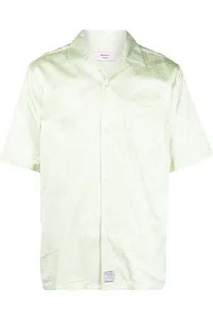 MARTINE ROSE Floral-print short-sleeve shirt