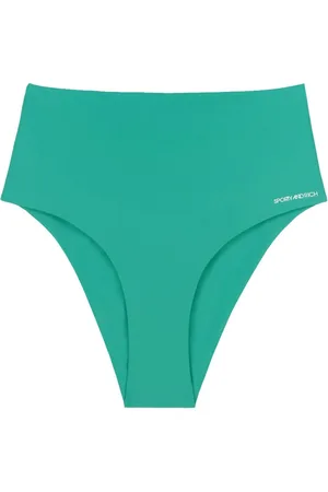 Sporty & Rich Jane logo-print bikini bottoms