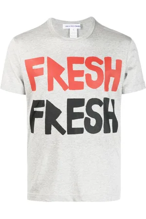 Comme des Garçons Slogan-print cotton T-shirt