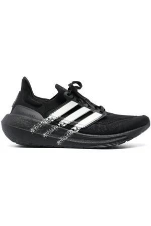 Y-3 Striped lace-up sneakers