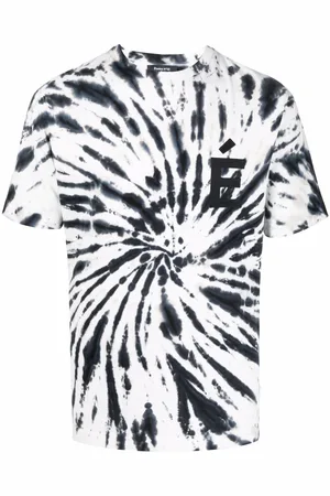 Etudes Tie dye-print short-sleeved T-shirt