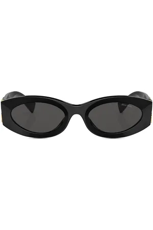 Miu Miu Glimpse oval-frame sunglasses