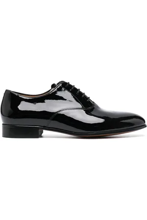 Fursac High-shine leather derby shoes