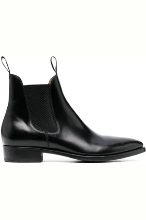 Fursac Double pull-tab leather boots