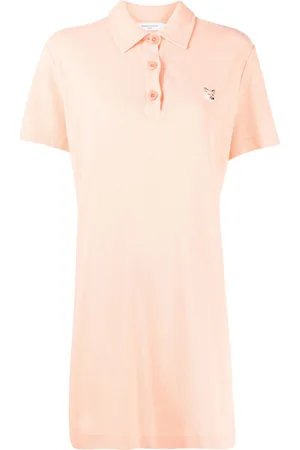 Maison Kitsuné Logo-embroidered polo dress
