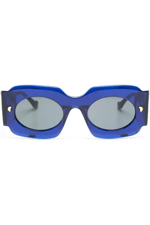 Nanushka Cathi bio-plastic square-frame sunglasses