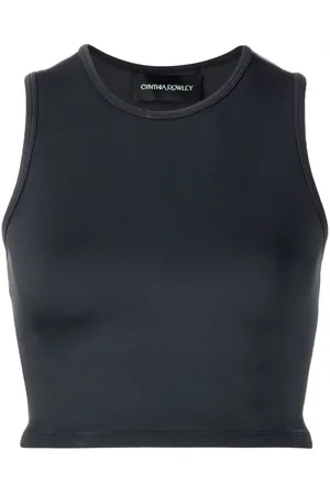 Cynthia Rowley Racerback cropped tank top