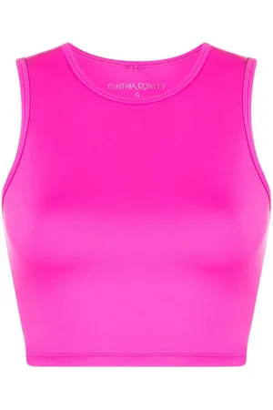 Cynthia Rowley Racerback cropped tank top