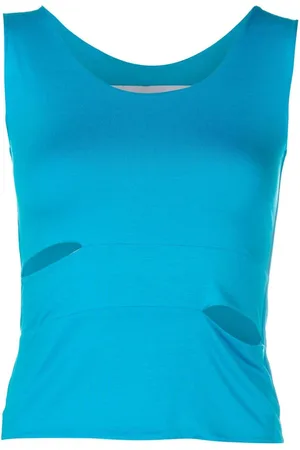 Gloria Coelho Cut-out sleeveless tank top