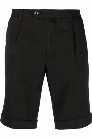 BRIGLIA Off-centre button shorts