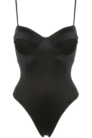 Brigitte Spaghetti-straps high-cut swimsuit