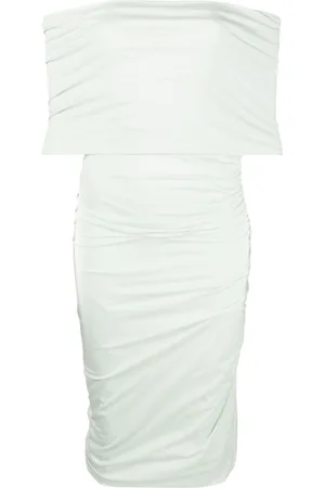 Serafini Gathered midi dress