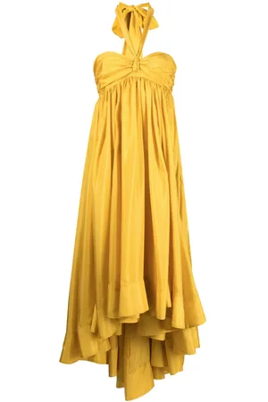 ZIMMERMANN Devi halterneck asymmetric dress